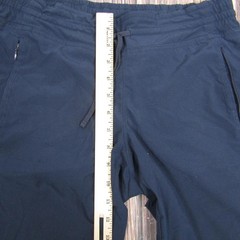 Athleta Pants Womens 6 Blue Tapered Track Pull On Elastic Waist Pockets Stretch