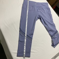 BSP Athletic Leggings 2X Lavender NWOT Media Pocket 4-way Stretch Moisture Wick