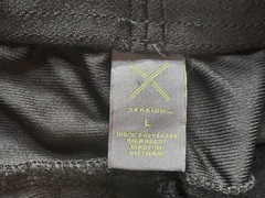 NWT Womens Xersion Black Pull On Fitted Pants Zip at Ankles L
