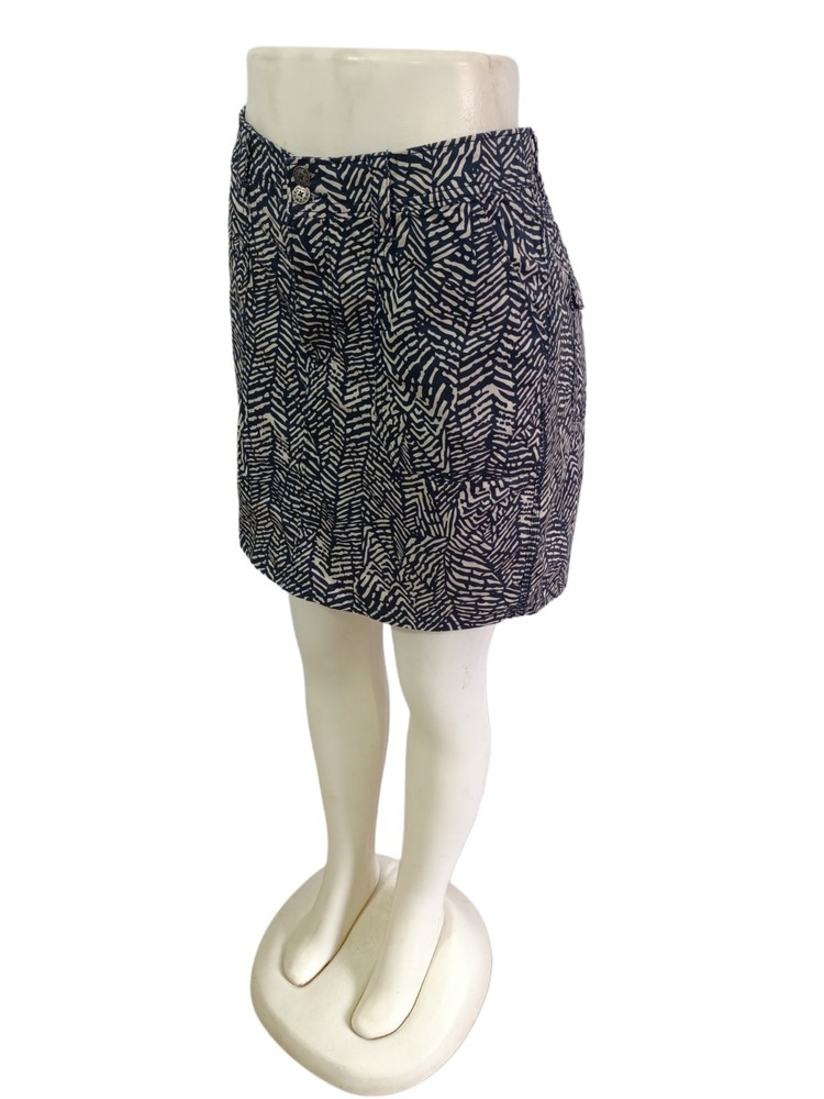 Lee | Just Bellow The Waist | Black & White | Waist 34| Y2K | Cotton Blend Skort