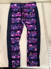 Nike Dry Fit Blue Purple Leggings Workout Pants Size M