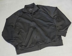 NikeSKIMS Nike x SKIMS L Matte Black Tricot Oversized Track Jacket Obsidian NWOT