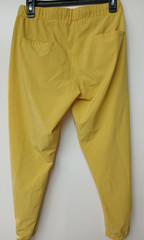 Albion Mustard Yellow Jetsetters Joggers W/ Zip Ankle Zipper Drawstring Sz Small