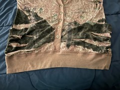 Free People hoodie top nature theme
