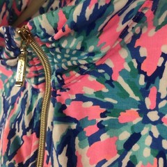 Lilly Pulitzer Women’s Colorful Swing Jacket Sz XS/S Pink Blue White