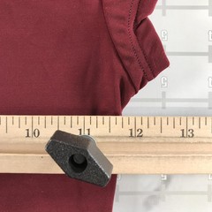 Under Armour Shirt Womens XS Red Maroon V Neck Fitted Stretch Running Top