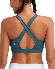 RUNNING GIRL High Impact Sports Bras for Women, High Support Running Sports Bra
