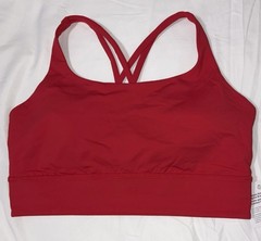 NWT✨LULULEMON✨SIZE 12✨ENERGY LONGLINE BRA B-D✨AUTHENTIC✨OXFORD RED✨#1 SELLER