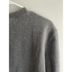 Disney Store Mickey Mouse Sweatshirt Small Gray Fleece Crewneck Vintage Style