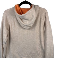 Hanna Andersson Hoodie Women’s Small Beige Cotton Long Sleeve Athleisure
