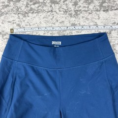 Duluth Trading Co Leggings Womens XS Blue Ankle Stretch Nylon Spandex Pockets