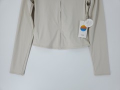 Vuori All The Feels Full Zip Jacket Women’s – Bone New Size Small