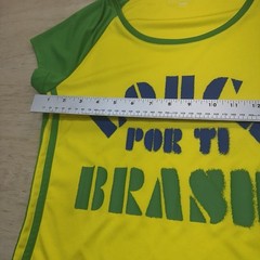 Adidas Brasil Women’s jersey Small Louca Por Ti Brazil 2013 Yellow And Green