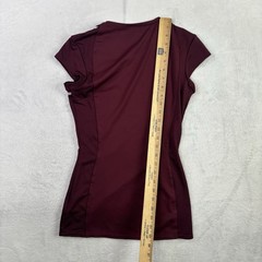Adidas Climacool Maroon Cap Sleeve Women’s Small Activewear Athletic Shirt