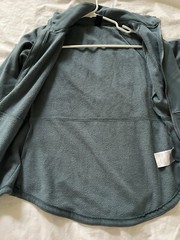 SKECHERS Dark Teal Full Zip Up Jacket Round Hem Women’s Size M