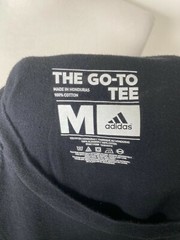 Adidas Womens Medium Shirt Black Brazil Soccer Short Sleeve Crewneck