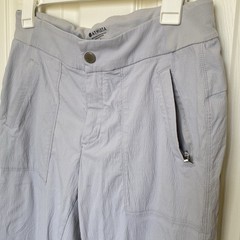 Athleta Trekkie North Joggers Snap Zip Front Women’s Size 4T 35 Inseam Quick Dry