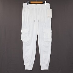 Lululemon Dance Studio Pants Relaxed Fit Mid Rise Cargo Jogger White Sz NWT