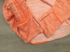 Nike Size XS Womens Orange Trumb Hole 1/2 Zip Stretch Activewear Pull Over 531