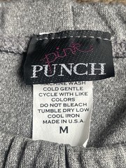 Pink Punch Y2k Capri Loungewear Athletic Pants Blue White Stripes Sz M