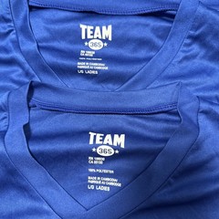 Set Of 3 XL And 2 Large Team 365 Zone Performance T Shirt Ladies Royal Blue