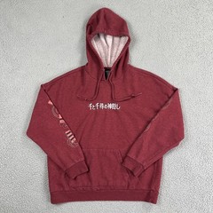 Spirited Away Hoodie Women Medium Red Embroidered Studio Ghibli Japan Anime
