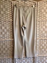 Lululemon Ribbed Softstreme Flare Zip-Leg High-Rise Cropped Pant bone sz 8