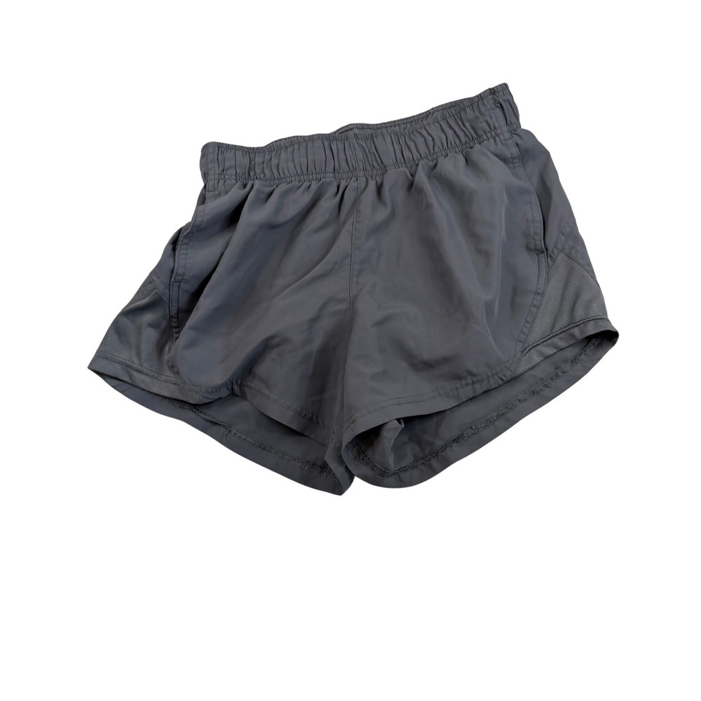 Athletic Works Womens Gray Running Shorts Mesh Side Panels Size XS 0-2 2456