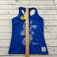 NEW FIFA World Cup Brasil Soccer Racer Back Tank Top Shirt Women’s Small Blue