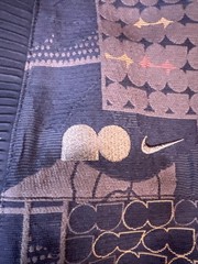 Nike Naomi Osaka Jacquard Oversized Jacket Burgundy Women’s Sz Medium FV7795-652
