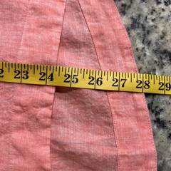Athleta 100% Linen Tank Voyager Women’s Small Top Orange Sleeveless Straps