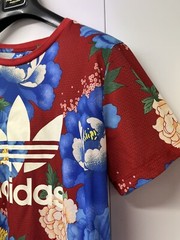 Adidas Activewear Gym Training Top Women’s Size UK 10 Floral Multicoloured