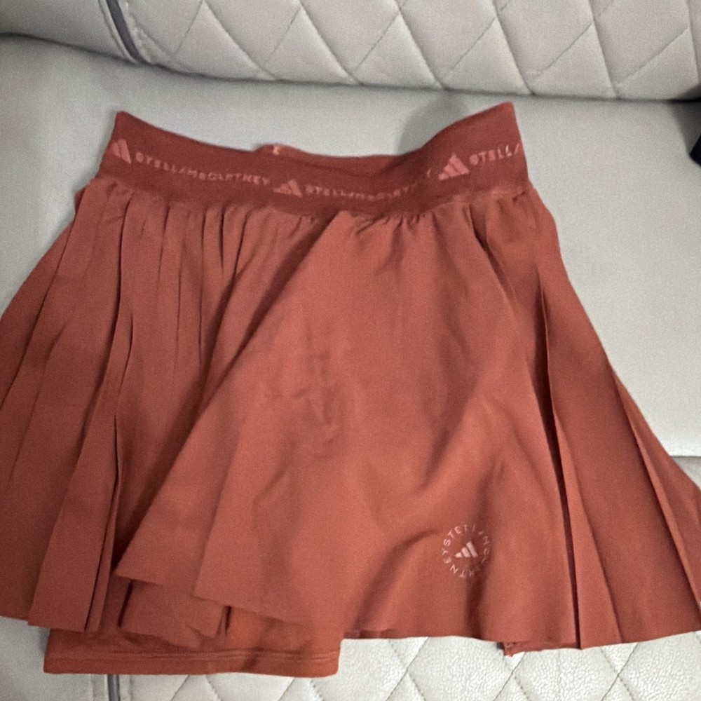 adidas by Stella McCartney Women’s Tennis Pleated Skort Pull-On Pink S