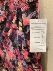 Isabella Seamed high Waist legging- Amore knit – 2X NWT. Multicolor w pocket.