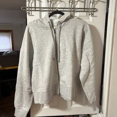 Universal Thread Heather Gray Cropped Zip-Up Hoodie Sweatshirt Jacket XXL NWT
