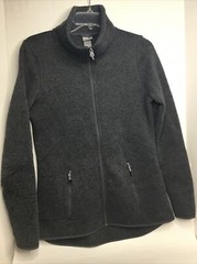 Champion Gray Full Zip Acrylic Sweater Jacket Women’s Sz Medium
