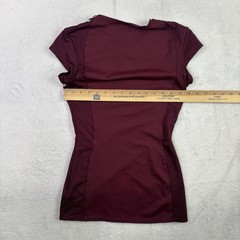 Adidas Climacool Maroon Cap Sleeve Women’s Small Activewear Athletic Shirt