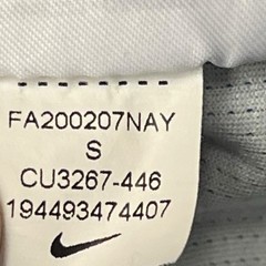 Nike Running Quarter Zip Blue Dri Fit Thumbholes Reflective Swoosh Pullover S