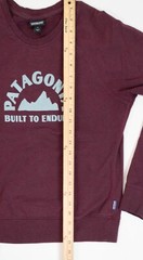Patagonia Crew Neck Sweatshirt Womens Small Purple Organic Cotton Minimalist