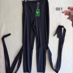 Halara Navy Wrap Tie Leggings High Waist Athletic Yoga Pants Womens