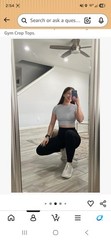 Marika Women’s Lot of 3 Seamless Stretch Cropped Tee Crew Neck S Pink/Gray/Blue