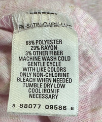 Cascade Sport Top Womens SM Pink Metallic Keyhole Tee Speckled Split Back Casual
