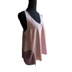 Athleta Women’s Blush Pink Colorblock Swing Tank Top Medium Travel Hiking