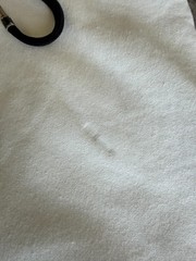 MMK Its OK Hoodie Womens Approx XL White Dog Print Fleece Oversized