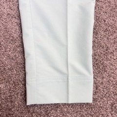 Adidas Contrast Golf Pants Womens 6 Green/White Cropped Pockets Lightweight NWT