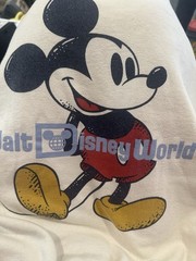 Disney Parks Walt Disney World Mickey Sweatshirt Cream Off White M Pullover