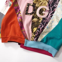 Excellent DOLCE & GABBANA Embroidered Patchwork Sweatshirt EU38 Women 6-ZF064