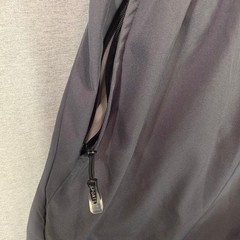 Unbranded Charcoal Athletic Gym Shorts Womens Medium Zipper Pockets Drawstring