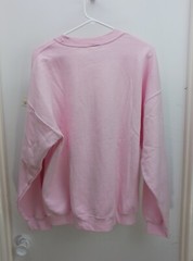 Women’s Sweatshirt Pink Size XL Dirty Pig 50% Cotton 50% Polyester Preshrunk EUC