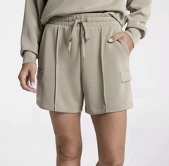 Calia Sandwash Scuba Women’s Hi-Rise Cargo Shorts Size Medium Ground Fennel Soft